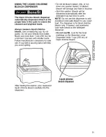 Preview for 35 page of Kenmore Kenmore Electronic Three-Speed Automatic Washers Owner'S Manual & Installation Instructions