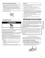 Preview for 17 page of Kenmore Kenmore Side by Side Refrigerator Use & Care Manual