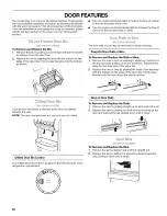 Preview for 20 page of Kenmore Kenmore Side by Side Refrigerator Use & Care Manual