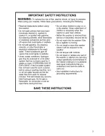 Preview for 5 page of Kenmore Kenmore Three-Speed Triple Dispenser Automatic Washers Owner'S Manual & Installation Instructions