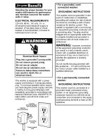 Preview for 10 page of Kenmore Kenmore Three-Speed Triple Dispenser Automatic Washers Owner'S Manual & Installation Instructions