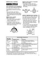 Preview for 25 page of Kenmore Kenmore Three-Speed Triple Dispenser Automatic Washers Owner'S Manual & Installation Instructions