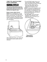 Preview for 32 page of Kenmore Kenmore Three-Speed Triple Dispenser Automatic Washers Owner'S Manual & Installation Instructions