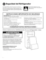 Предварительный просмотр 6 страницы Kenmore Kenmore Top-mount Refrigerator Owner'S Manual