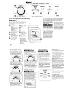 Kenmore King size 62982 User Manual предпросмотр