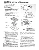 Preview for 8 page of Kenmore Kitchen Grill Operating Instructions Manual