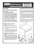 Preview for 26 page of Kenmore Kitchen Grill Operating Instructions Manual