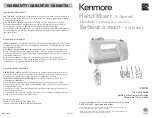 Preview for 1 page of Kenmore KKHM5 Use & Care Manual