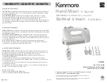 Kenmore KKHM5 Use & Care Manual предпросмотр