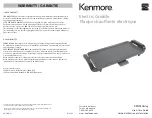 Предварительный просмотр 1 страницы Kenmore KKNSEGGrey Use & Care Manual