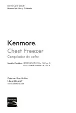Kenmore KLFC015MWD Use & Care Manual preview