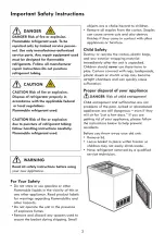 Preview for 3 page of Kenmore KLFC015MWD Use & Care Manual