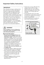 Preview for 4 page of Kenmore KLFC015MWD Use & Care Manual