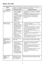 Preview for 9 page of Kenmore KLFC015MWD Use & Care Manual