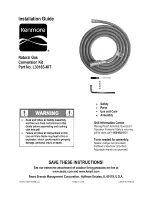 Kenmore L30118S-KIT Installation Manual preview