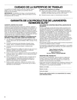 Предварительный просмотр 8 страницы Kenmore Laundry work surface Use And Care Manual