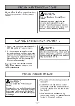 Preview for 17 page of Kenmore Lift-Up DU5080 Use & Care Manual