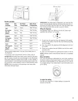 Preview for 9 page of Kenmore Microclean Use & Care Manual