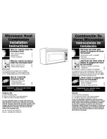 Предварительный просмотр 1 страницы Kenmore MICROWAVE HOOD COMBINATION Manual