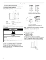 Предварительный просмотр 14 страницы Kenmore Oasis 110.6708 Use & Care Manual