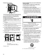 Предварительный просмотр 26 страницы Kenmore Oasis 110.C6706 Series Use & Care Manual