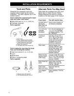 Предварительный просмотр 6 страницы Kenmore One-speed automatic washers Owner'S Manual And Installation Instructions