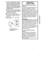 Предварительный просмотр 9 страницы Kenmore One-speed automatic washers Owner'S Manual And Installation Instructions