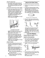 Предварительный просмотр 12 страницы Kenmore One-speed automatic washers Owner'S Manual And Installation Instructions