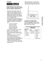 Предварительный просмотр 21 страницы Kenmore One-speed automatic washers Owner'S Manual And Installation Instructions