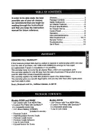 Preview for 2 page of Kenmore PlasmaWave 85150 Use & Care Manual