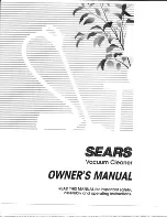 Kenmore Power-Mate 1162395490 Owner'S Manual preview