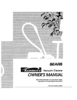 Предварительный просмотр 1 страницы Kenmore Power-Mate 1162561190 Owner'S Manual