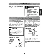 Предварительный просмотр 9 страницы Kenmore Power-Mate KC50XBZRZU01 Owner'S Manual