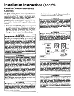 Preview for 9 page of Kenmore POWER MISER 12 153.330401 Owner'S Manual