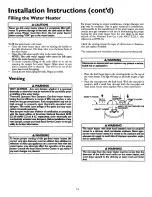 Preview for 13 page of Kenmore POWER MISER 12 153.330401 Owner'S Manual