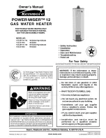 Preview for 1 page of Kenmore Power Miser 12 153.331413 HA Owner'S Manual