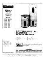 Предварительный просмотр 1 страницы Kenmore POWER MISER 153.327164 Owner'S Manual