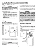 Preview for 14 page of Kenmore POWER MISER 153.335803 Owner'S Manual