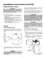 Предварительный просмотр 14 страницы Kenmore POWER MISER 153.335816 Owner'S Manual