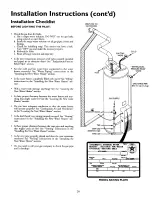 Предварительный просмотр 20 страницы Kenmore POWER MISER 153.335816 Owner'S Manual