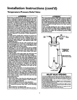 Предварительный просмотр 12 страницы Kenmore POWER MISER 153.336151 Owner'S Manual