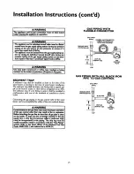 Предварительный просмотр 15 страницы Kenmore POWER MISER 153.336151 Owner'S Manual