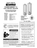 Kenmore POWER MISER 153.339210 HA Owner'S Manual preview