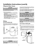 Preview for 14 page of Kenmore POWER MISER 153.35816 Owner'S Manual