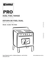 Kenmore PRO 790.79523 Use And Care Manual preview