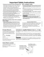 Preview for 5 page of Kenmore PRO 790.79523 Use And Care Manual