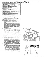 Preview for 9 page of Kenmore Quiet Comfort II 758.144530 Owner'S Manual