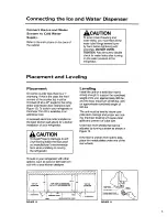 Preview for 5 page of Kenmore Refrigerator Owner'S Manual