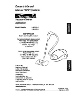 Kenmore SEARS 116.25512 Owner'S Manual preview