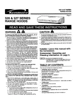 Preview for 2 page of Kenmore Sears 526 Series Owner'S Manual